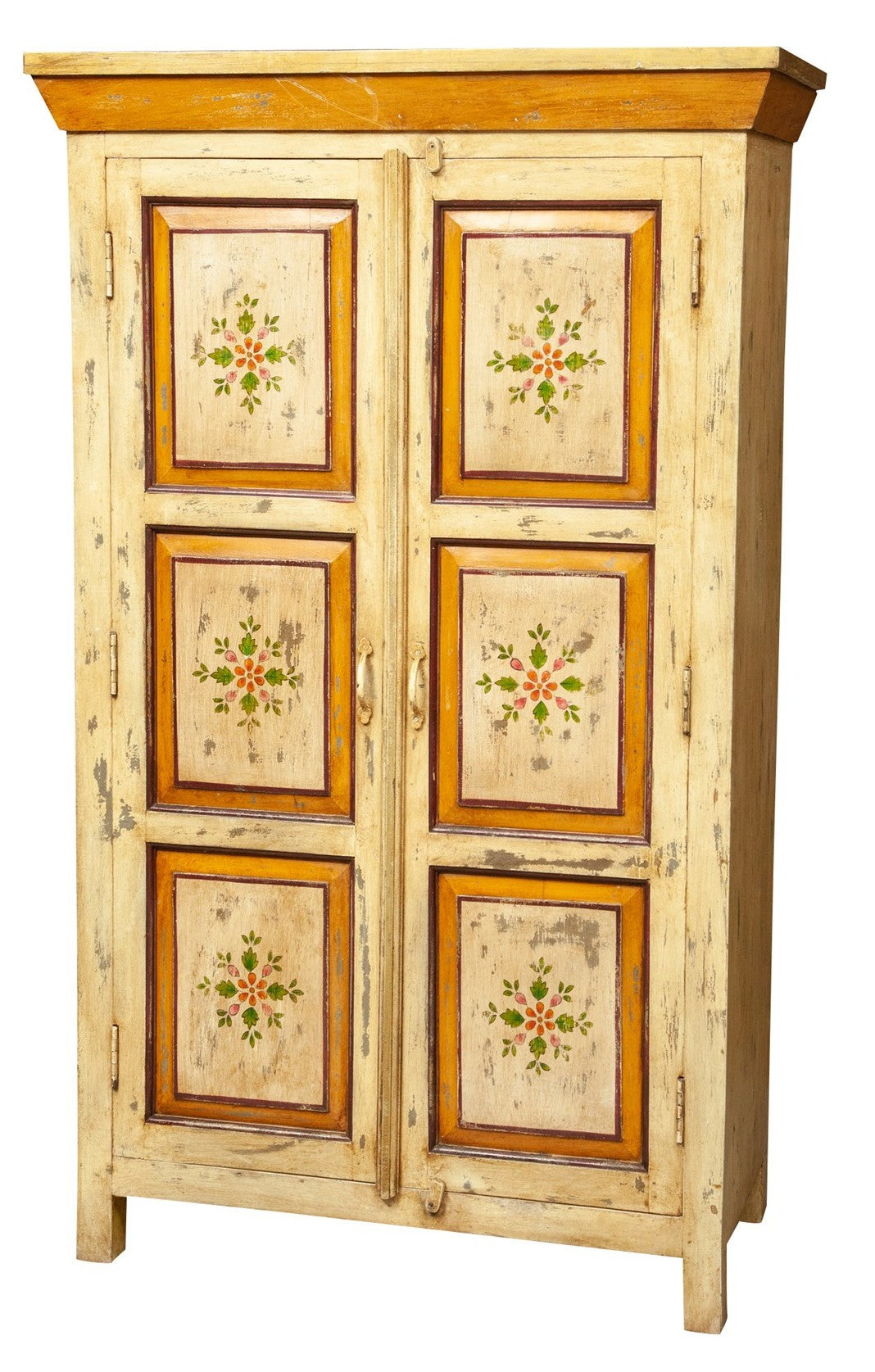 Biscottini Stipo in legno massiccio dipinto a mano Solido stile vintage Offerta Speciale