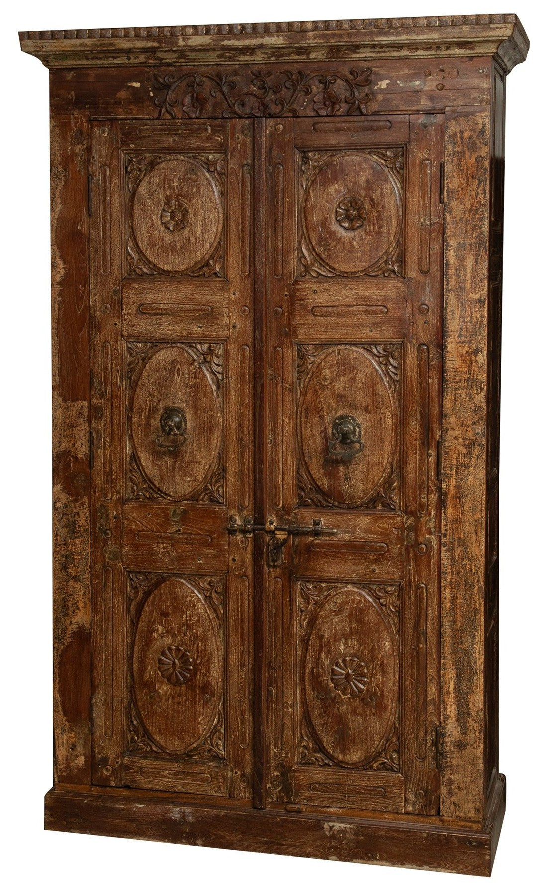 Biscottini Stipo/Libreria in legno con porte antiche realizzata massiccio dimensioni