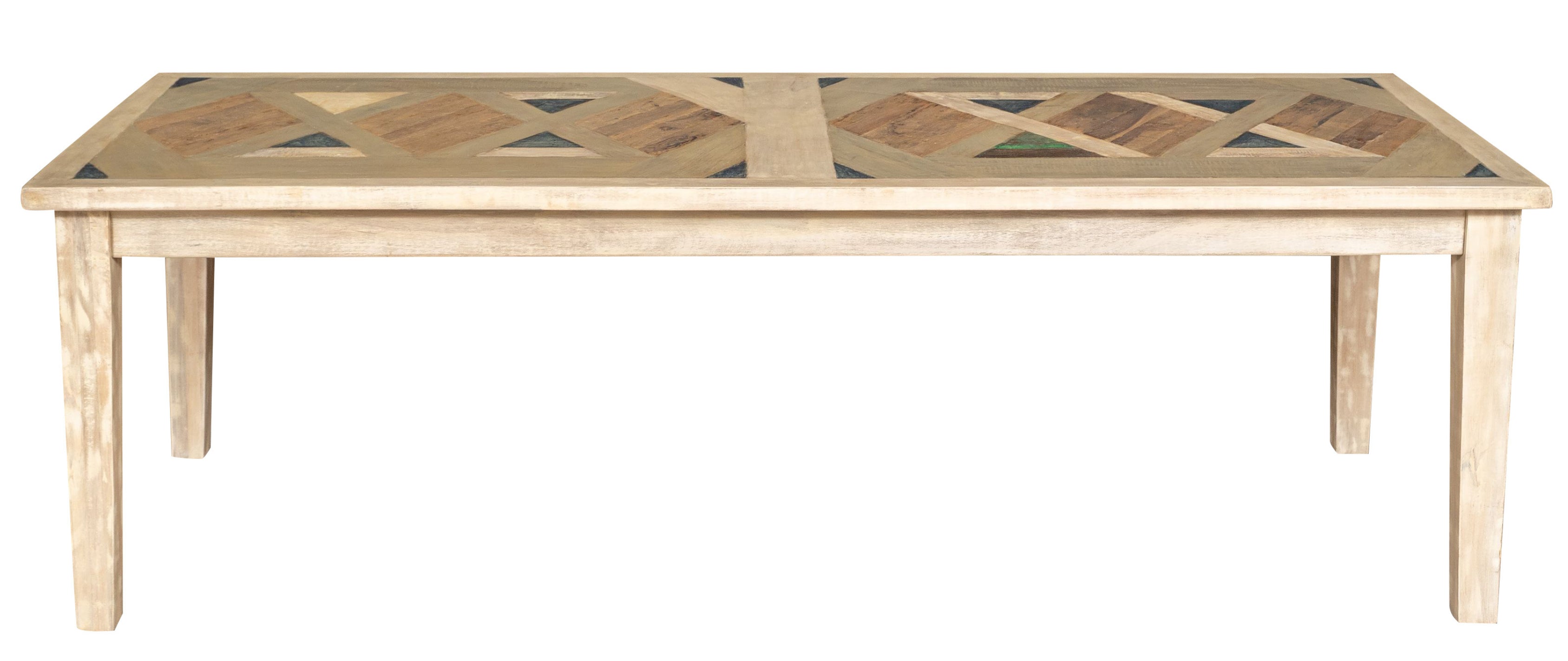 Biscottini Tavolo in legno massello rettangolare scrivania realizzato vecchio Offerta