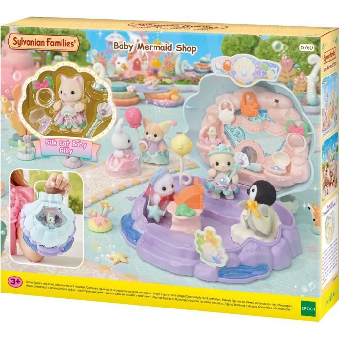 Image of Boutique Box - SYLVANIAN FAMILIES - Boutique des Sirenes - Accessori e Maniglia Integrata
