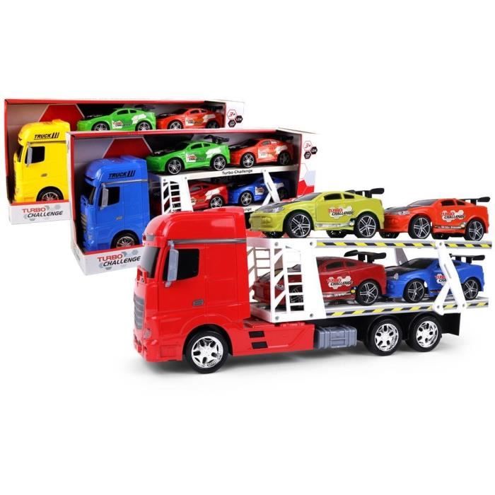 Image of Camion da trasporto - TURBO CHALLENGE - Veicoli di intervento - 1/24 - Veicolo a frizione - Colore casuale