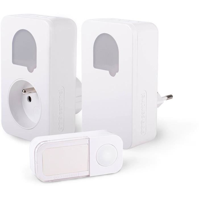 Image of Campanelli - SCS SENTINEL - SONE DUO - Senza fili e senza batteria - Set da 2 - Portata 150+50 metri - Autoalimentato