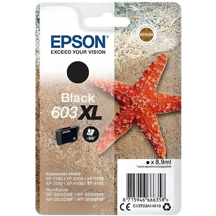 Image of Cartuccia Inkjet EPSON a getto singolo 603XL - nero