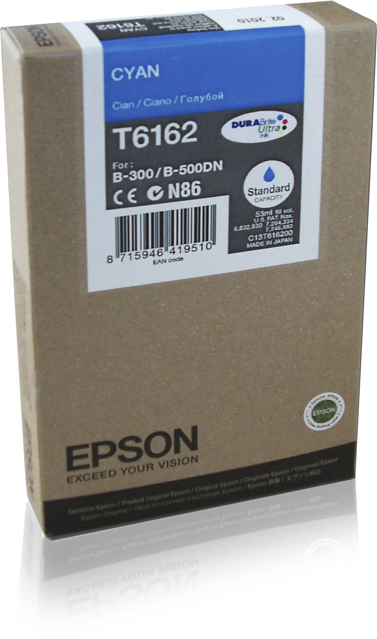 Image of CARTUCCIA EPSON TANICA CIANO DURABRITE