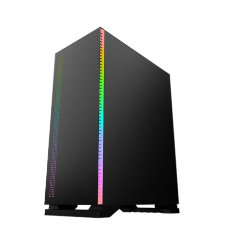 Case Cooler Mach Power GMSC13 + centralina IT-GMHARF - Alimentatore NON presente - 3x USB - Ventola ARGB - Pannello laterale in vetro temperato - Mid 