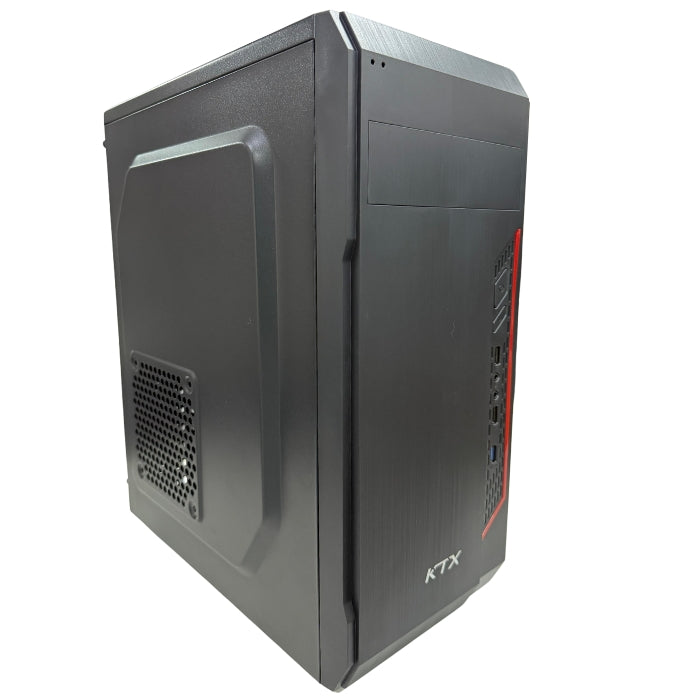 Case KTX TX-951 - Alimentatore incluso 550 Watt - Pannello frontale USB 2.0 + USB 3.0 / Ingresso Audio - Micro Atx - Nero