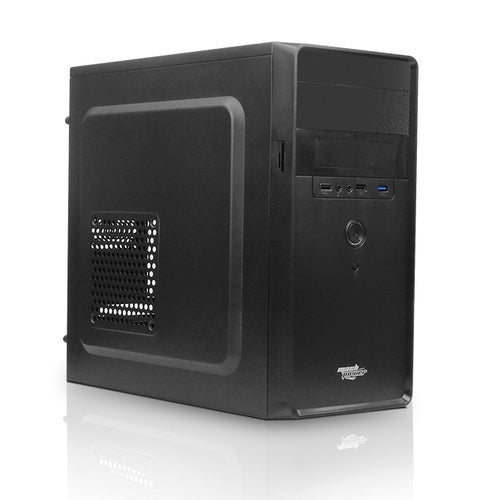 Case Office IT-OFSC29 - Micro Atx - Alimentatore 500 Watt - 3 porte usb (2.0 + 3.0) ed audio frontali - Nero