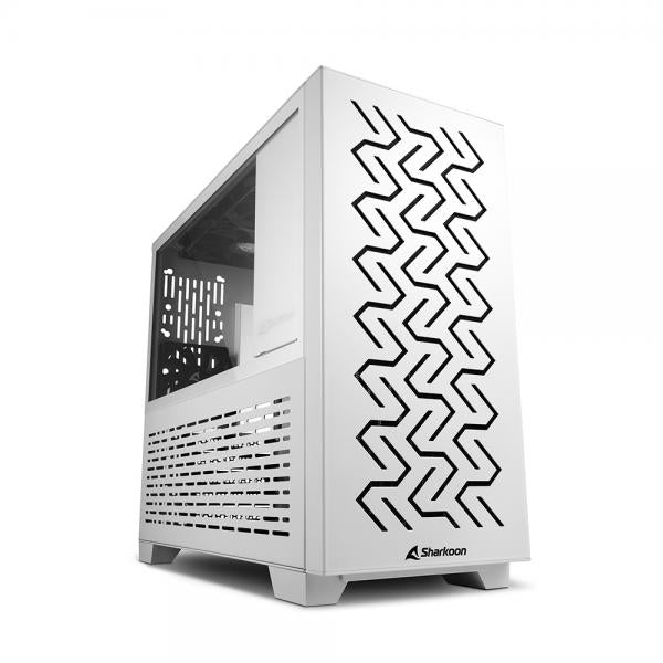 Image of Case Sharkoon MS-Z1000 - Mini Tower Mini-ITX, Micro-ATX - 2x 120mm Ventola Led - Bianco