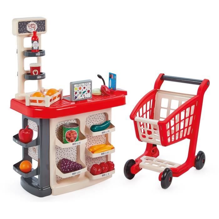 Image of Cassa + carrello - ECOIFFIER - 1676 - Un vero piccolo negozio
