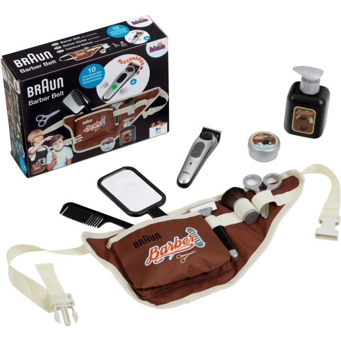 Image of Cintura da barbiere - KLEIN - 5838 - Con tagliacapelli elettronico e accessori - Dai 3 anni