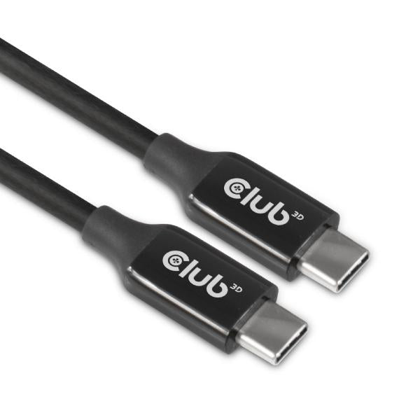 CLUB3D CAVO USB TYPE C 3.2 GEN 2 M-M 5M/15FT SUPPORTS UP TO 10Gbps/8K 60Hz/60Watt