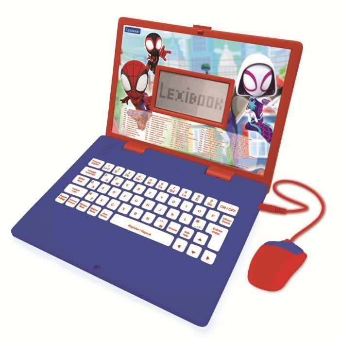 Image of Computer educativo SPIDER-MAN bilingue (FR / EN) per bambini LEXIBOOK - 124 attività
