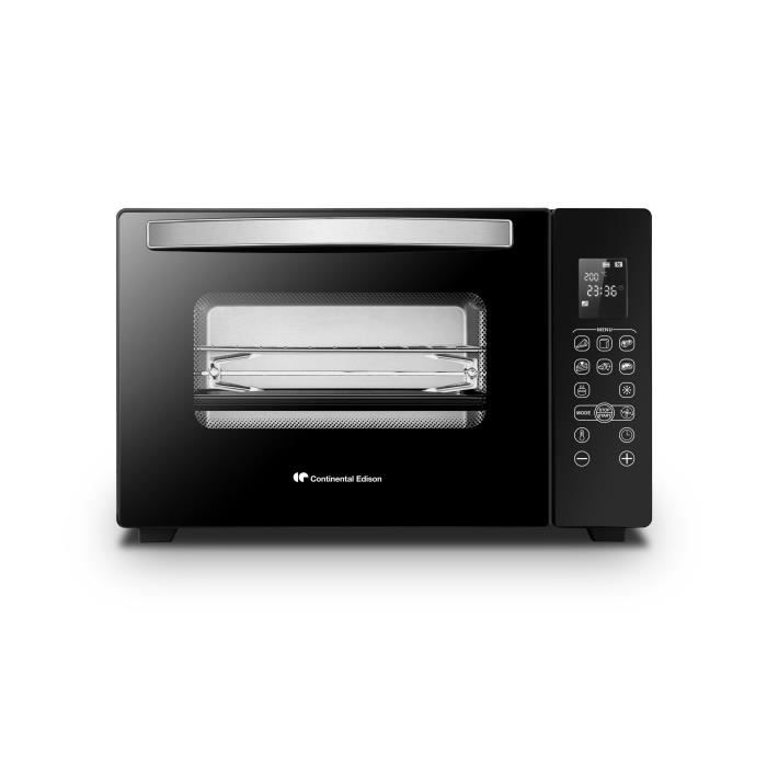 Image of CONTINENTAL EDISON CEMF38DIG - Miniforno elettrico 38L nero - 1600W - Girarrosto, Convezione naturale