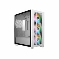 Cooler Master Elite 301 White Mini Tower Bianco (Cooler Master Elite 301 Gaming Case w/ Glass Side, Micro ATX, 3x ARGB Fans, PSU Shroud, Intake Grill,