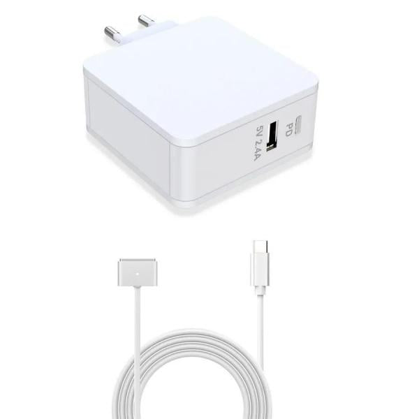 CoreParts MBXAP-AC0029 adattatore e invertitore Interno 90 W Bianco (90W Magsafe3 Charger for - MacBook Air [2022 or later], - 14 Macbook Pro [2021 or
