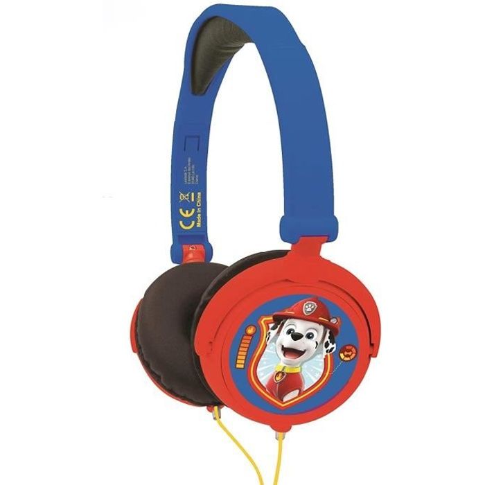 Image of Cuffie PAT 'PATROUILLE Cuffie stereo cablate pieghevoli per bambini con limitazione del volume di ascolto - LEXIBOOK
