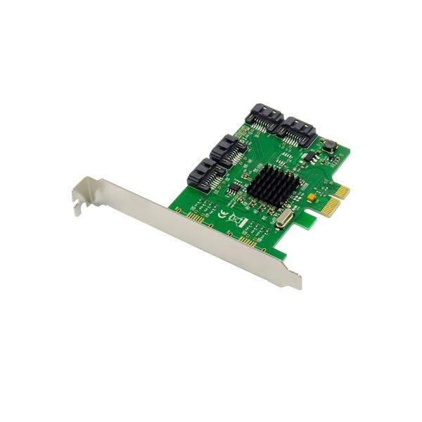 Image of Dawicontrol PCI Card PCI-e DC-614e RAID 4Kanal SATA6G Retail controller RAID PCI Express 2.0 6 Gbit/s (Dawicontrol PCI Card PCI-e DC-614e RAI)
