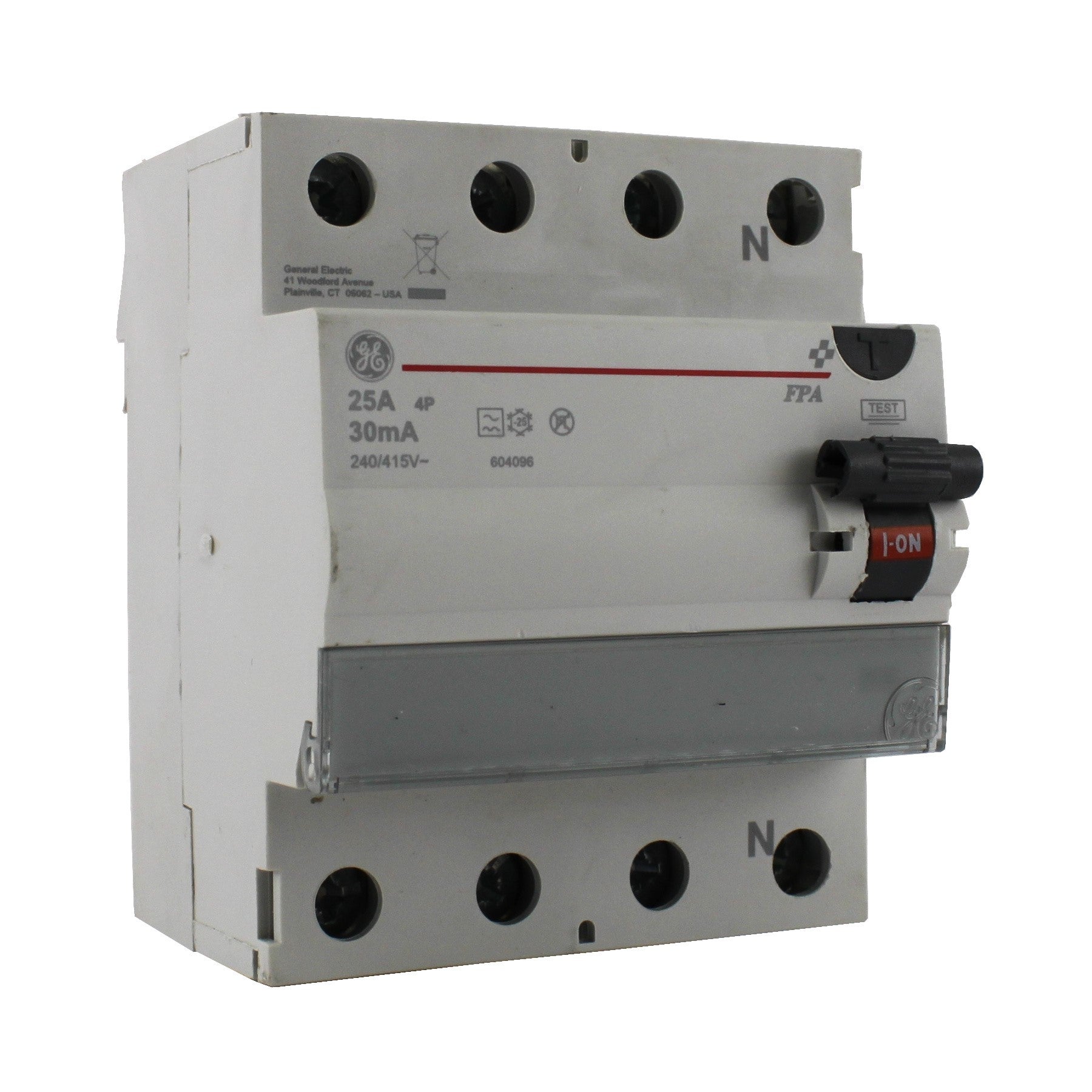 Differenziale puro 0,03A 4 moduli classe A 25A Ge power