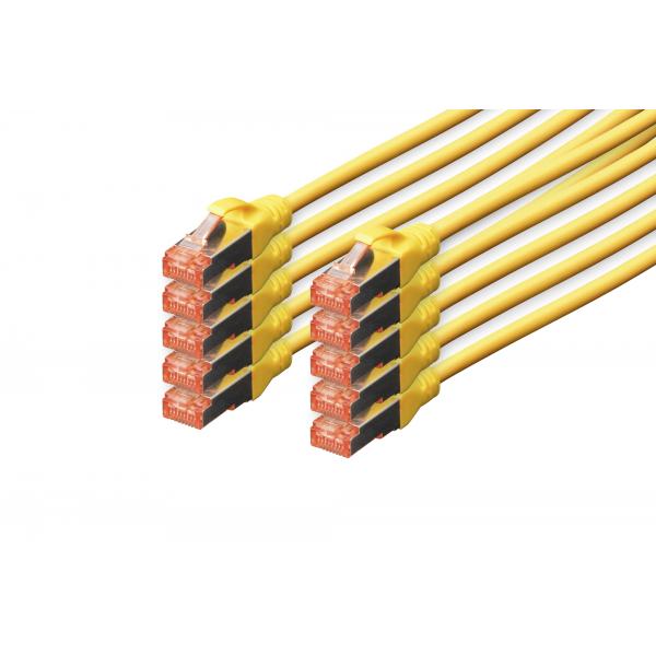 Image of DIGITUS CAT 6 S/FTP Patchkabel, 10 Stuck