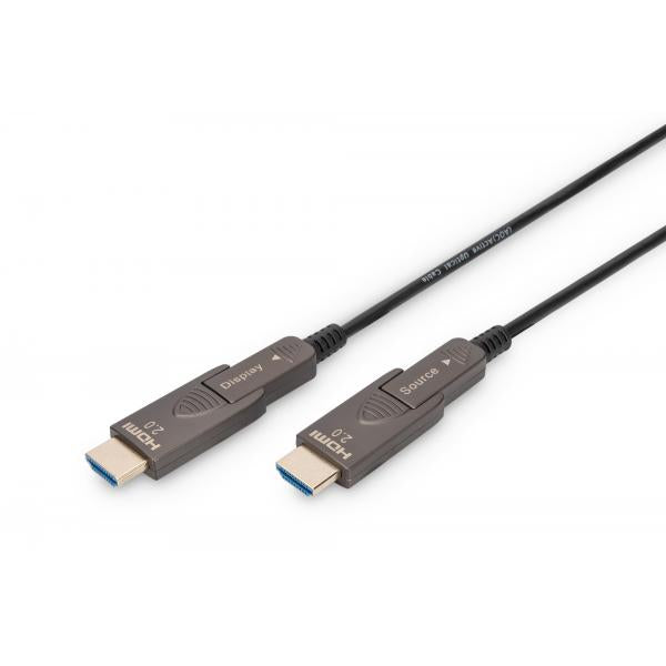 Image of Digitus Cavo in fibra ottica ibrido 4K - HDMI AOC con 10m connettore rimovibile (10M 4K HDMI AOC CABLE - 4KX2K60HZ DETOUCABLE PLUGS)
