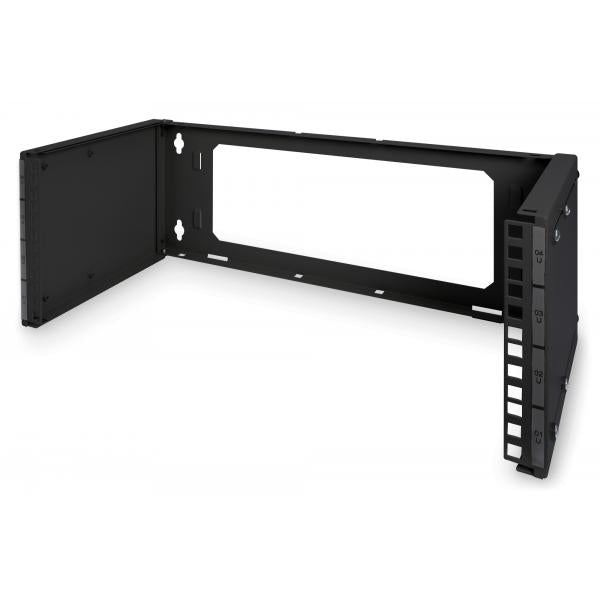 Image of Digitus Staffa patch per il montaggio a parete per installazioni da 483 mm [19] (DIGITUS WALLMOUNT PATCH BRACKET - BLACK 4U)