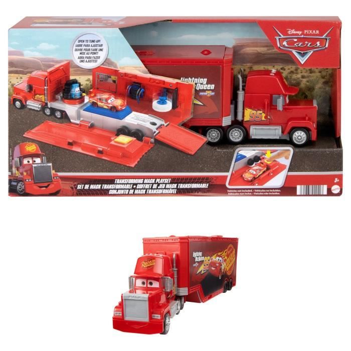 Disney Pixar Cars - Set Mack Trasformabile - Piccola Auto - MATTEL - HDC75