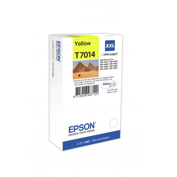 Image of Epson Tanica Giallo (Ink Cart/WP4000/4500 Series XXL Giallo)