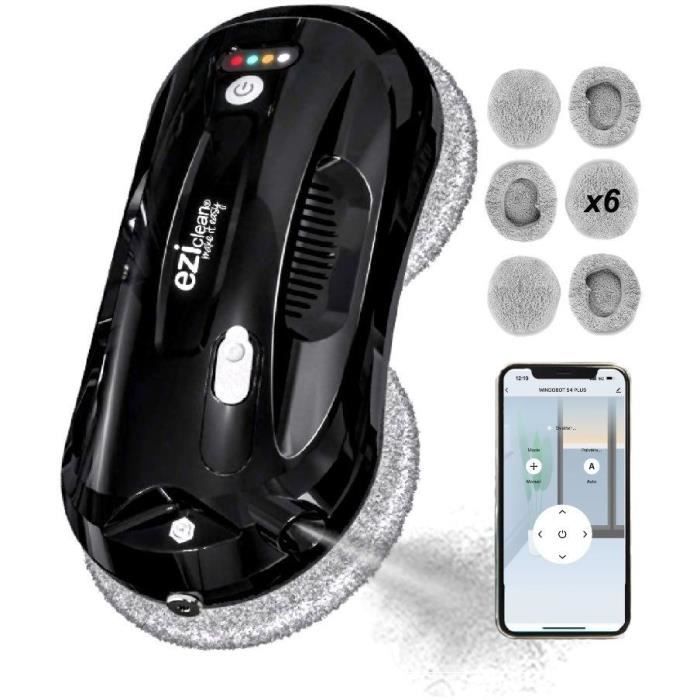 Image of EZIclean Windobot S4 Plus Robot per la pulizia dei vetri - EZICLEAN - Movimento rotatorio - Batteria di backup - Bagnato