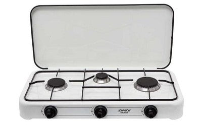 Image of FORNELLO A GAS 3 FUOCHI BROMO CM. 58,5x32x10H VIAGGI PICNIC SPIAGGIA CAMPEGGIO