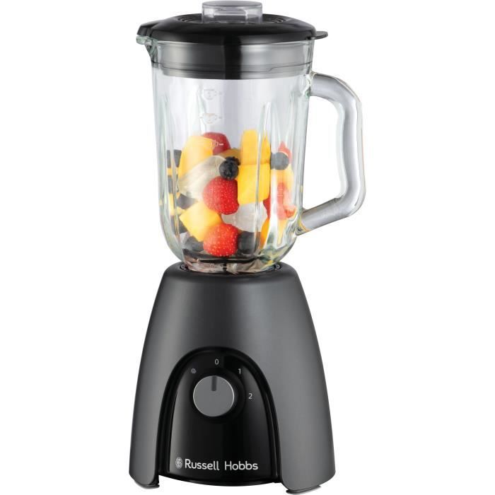 Image of Frullatore - RUSSEL HOBBS - Desire Matte Charcoal - 650 W - 2 velocità + Pulse - Nero