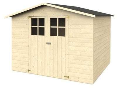 GARDEN COTTAGE CASETTA LEGNO WOODEN PANNELLI VAL DI FASSA CM.L242xP182xH164/200