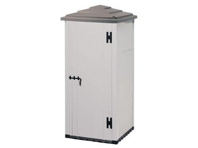 GARDEN COTTAGE URBAN 80 MOBILI DA GIARDINO PORTATTREZZI CONTAINER CM.L82xP82x203