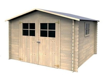 GARDEN COTTAGE WOODEN A DOGHE MONTE BIANCO CASETTA IN LEGNO L269xP269xH172/210