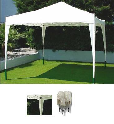 Image of GAZEBO IN METALLO PIEGHEVOLE ALBUFEIRA BEIGE MT. 3X3 GAZEBI ARrossoO GIARDINO