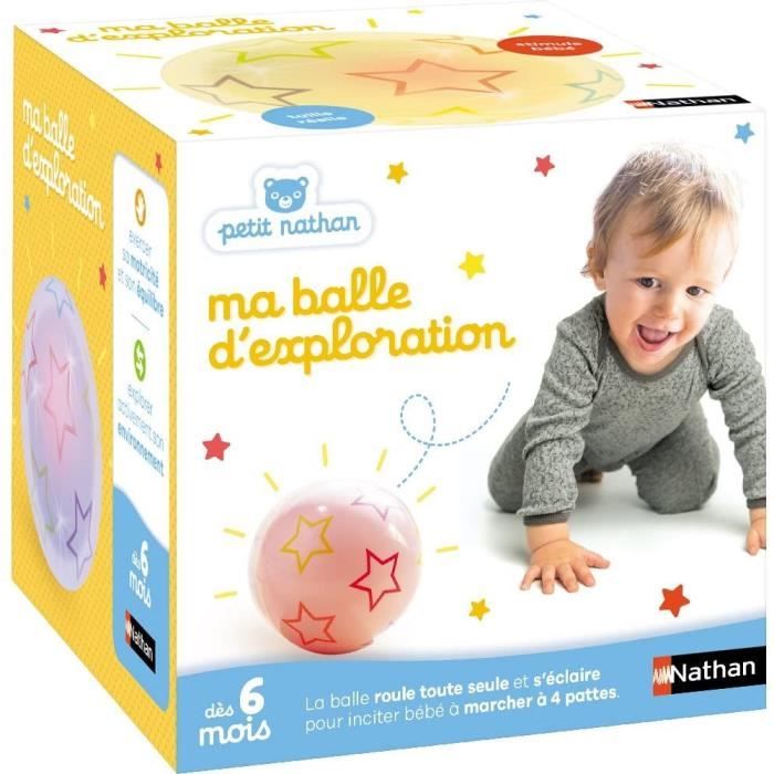 Image of Giocattolo - NATHAN - Palla esplorativa - Motricità per neonati, cambia colore e direzione