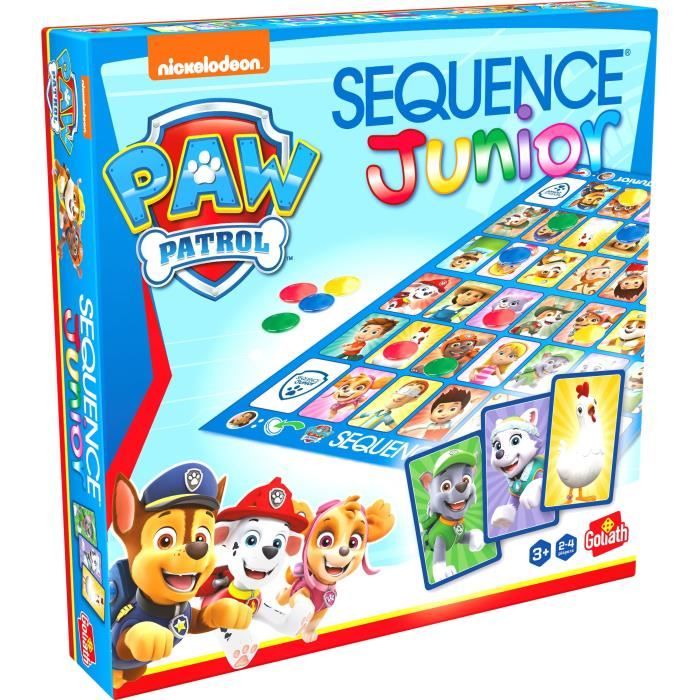 Image of Gioco da tavolo - GOLIATH - Paw Patrol Junior Sequence - Gioco per famiglie per bambini di 3 anni