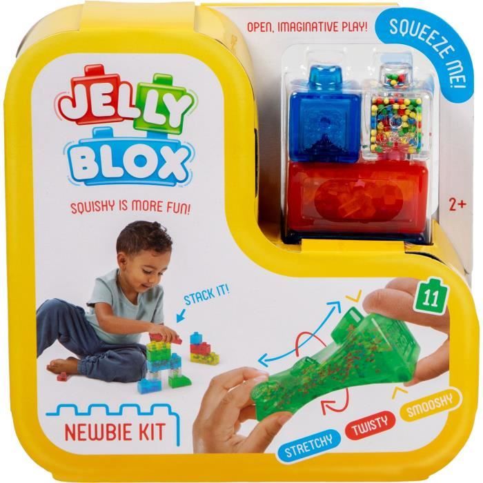 Image of Gioco di costruzioni - GOLIATH - Jelly Blox Newbie Kit - Blocchi morbidi e tattili per bambini di 2 anni