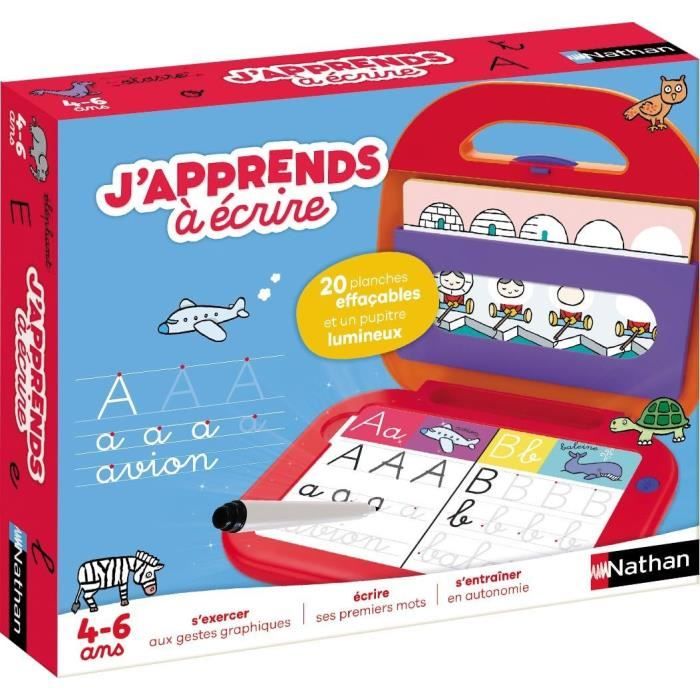 Image of Gioco educativo - NATHAN - Imparo a scrivere 2.0 - Gesti preparatori e apprendimento delle lettere