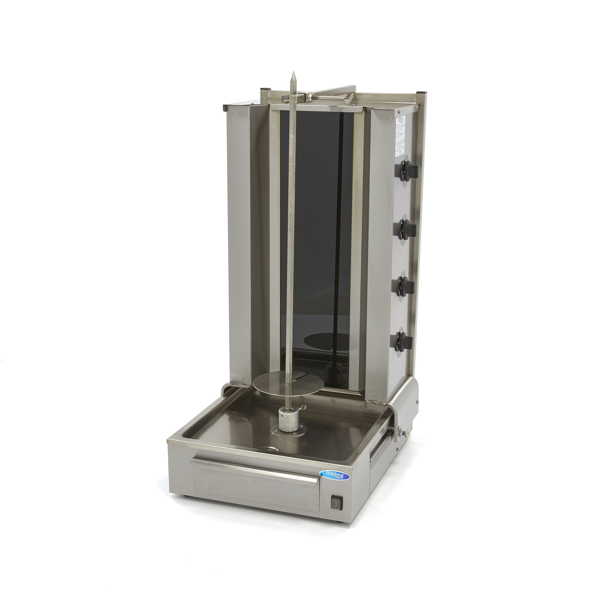 Griglia Kebab - 4 Bruciatori - 70kg di Carne - Elettrico