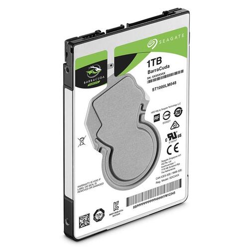 Image of Hard disk Seagate Barracuda - 1 Tb (1000 Gb) - Connessione Serial Ata - Sata 3 (6 Gb/s) - 5400Rpm - Cache 128Mb - 2.5" Slim