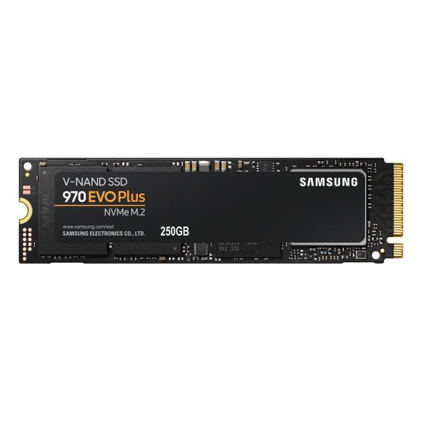 Hard disk SSD Samsung SSD EVO 970 Evo Plus NVMe M.2 - 250 Gb - Slot M.2 - Stato Solido - Lettura 3.500 MB/S, Scrittura 2.300 MB/S