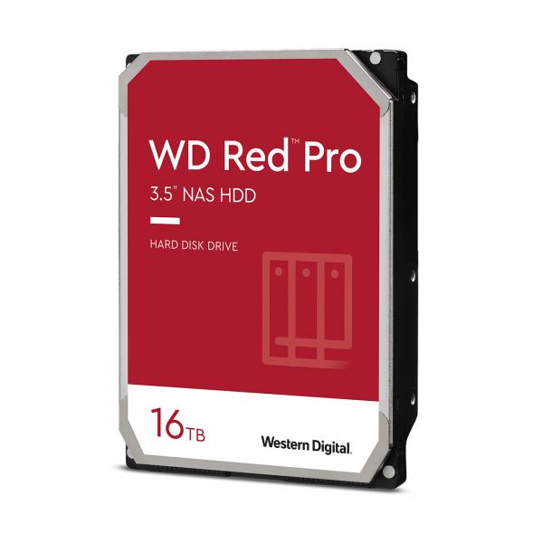 Hard disk WD Red Pro WD161KFGX - 16000Gb (16Tb) - Sata III / 600 - 7200 RPM - 512 MB - 6 Gbit/s - 3.5" - Ideale per NAS