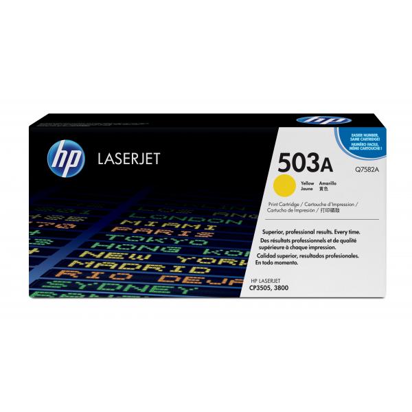 Image of HP Cartuccia Toner originale giallo LaserJet 503A (Toner Giallo - Pages 6.000 - Warranty: 12M)