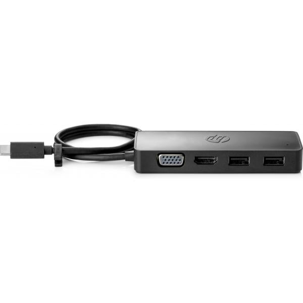 Image of HP USB-C Travel Hub G2 (USB-C Travel Hub G2 EURO - HP USB-C Travel Hub G2, - Wirosso, USB 3.2 Gen 1 [3.1 Gen 1] Type-C, nero, China, 107 mm, 41 mm - Warranty: 12M)