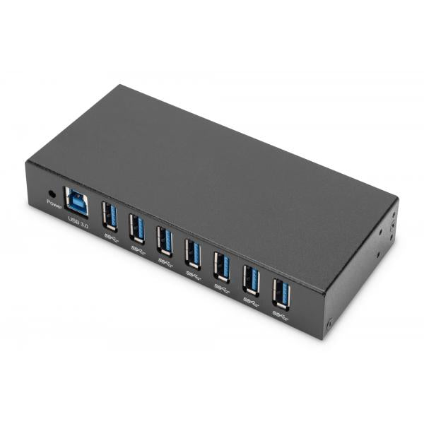 Image of Hub Usb Digitus DA-70258 - hub di interfaccia USB 3.2 Gen 1 (3.1 Gen 1) Type-B - 5000 Mbit/s - Nero