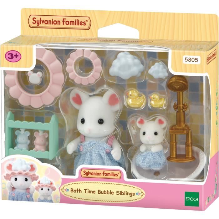 Image of Il bagno di marshmallow dei fratelli topi - SYLVANIAN FAMILIES - 5805
