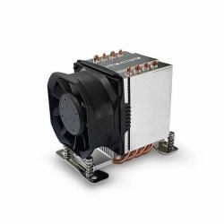 Image of Inter-Tech A-55 Processore Raffrossodatore d'aria 8 cm Nero 1 pz (CPU-K?hler A-55 Aktiv,3HE,f.Sockel SP6)