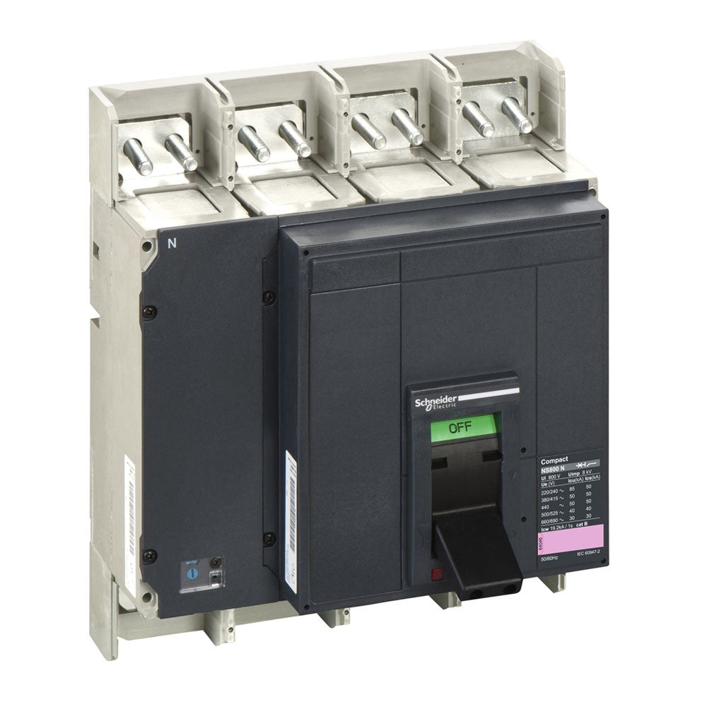 Interruttore Compact NS630bN 630 A 4 poli fisso S/sganciatore Schneider