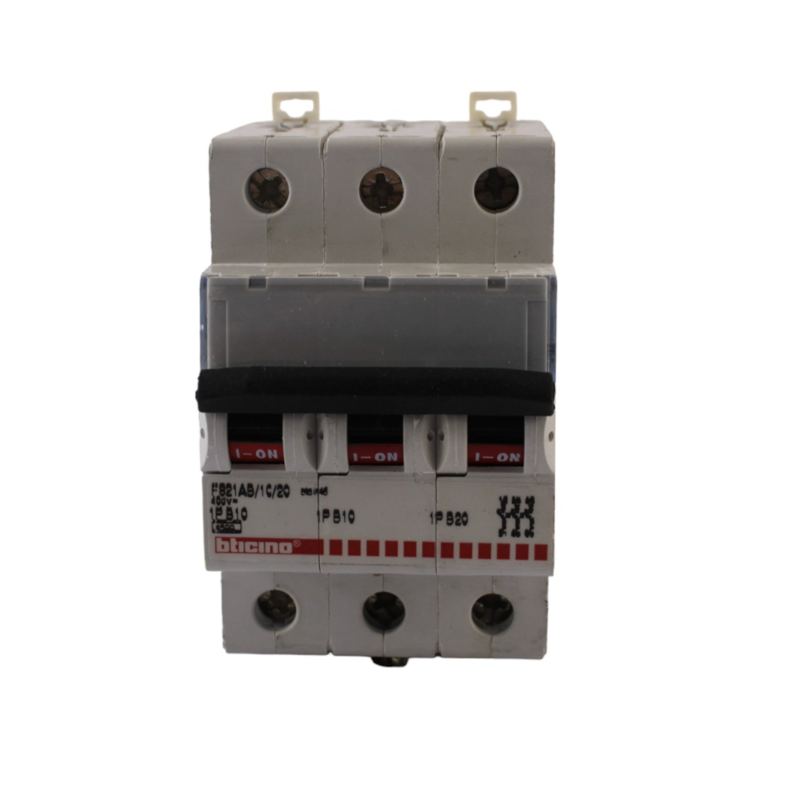 Interruttore magnetotermico 3P 10+10+20A Bticino
