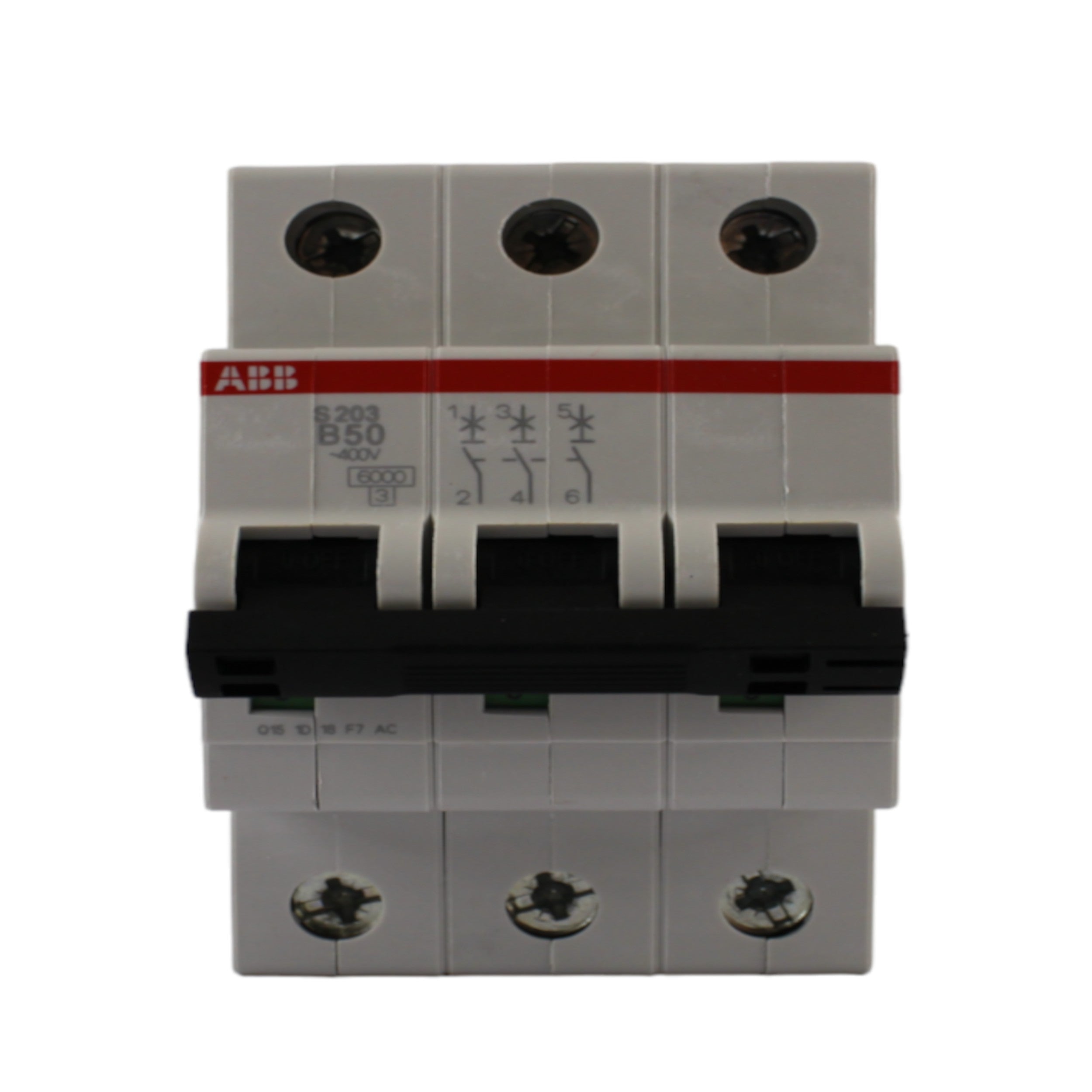 Interruttore magnetotermico 3P 3MOD. 50A ABB